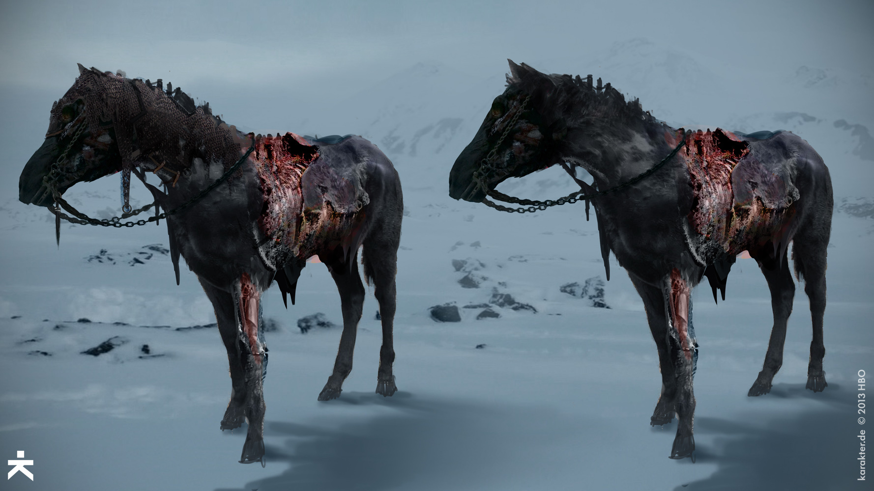 30 imágenes de Concept Art de Juego de Tronos Sorprendentes Caballos Otros Temporada 4 - 30 imágenes de Concept Art de Juego de Tronos Sorprendentes