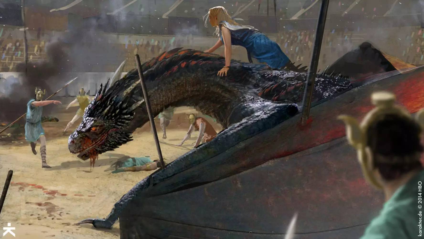 30 imágenes de Concept Art de Juego de Tronos Sorprendentes El Foso de Daznak Temporada 5 - 30 imágenes de Concept Art de Juego de Tronos Sorprendentes
