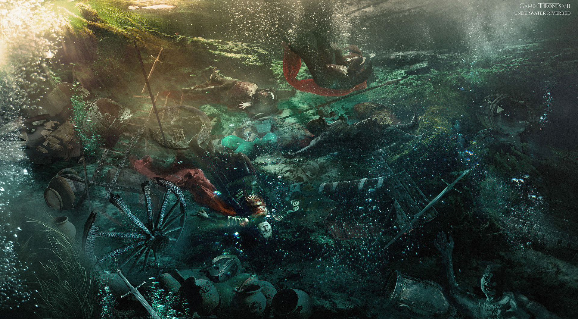 30 imágenes de Concept Art de Juego de Tronos Sorprendentes El ataque al convoy del botín Temporada 7 - 30 imágenes de Concept Art de Juego de Tronos Sorprendentes