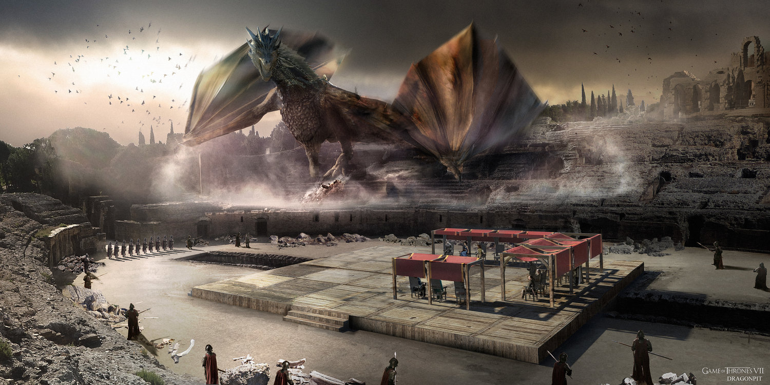 30 imágenes de Concept Art de Juego de Tronos Sorprendentes Foso de Dragón Llegada de Daenerys Temporada 7 - 30 imágenes de Concept Art de Juego de Tronos Sorprendentes
