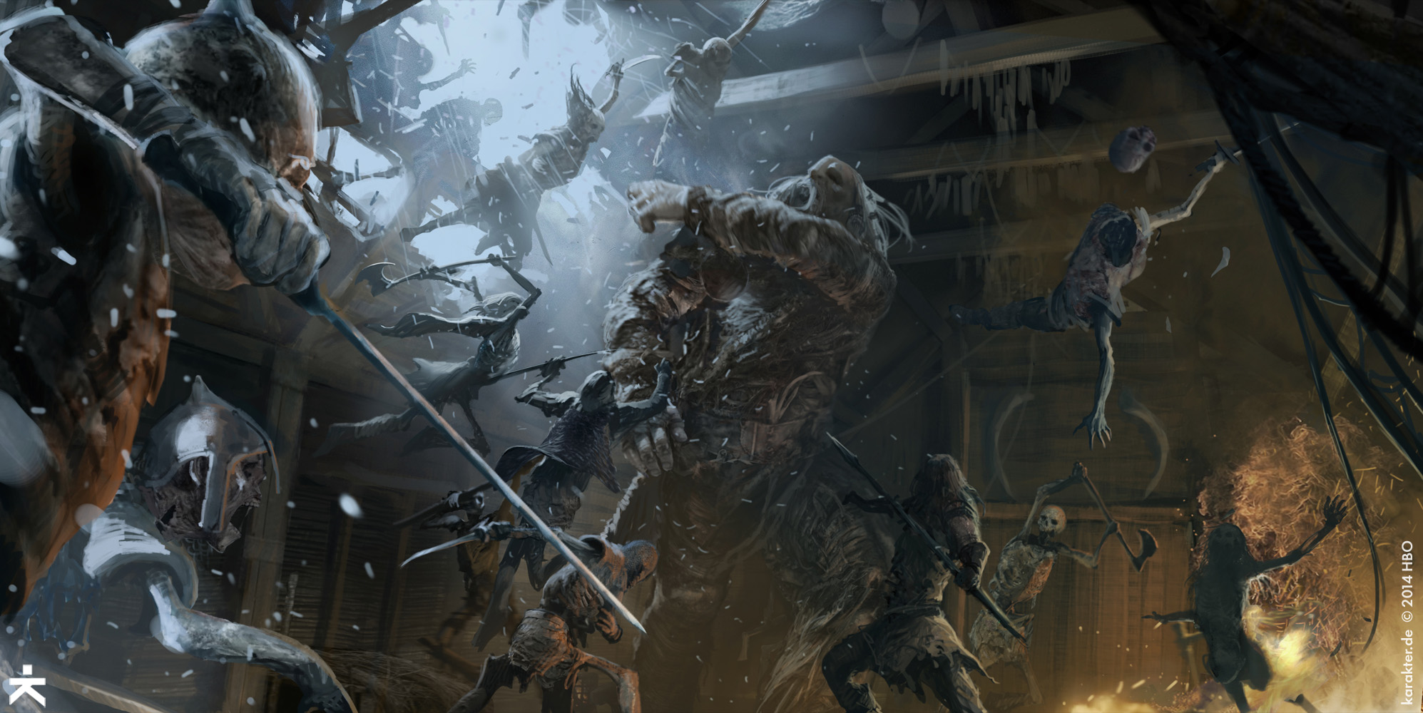 30 imágenes de Concept Art de Juego de Tronos Sorprendentes La Batalla de Casa Austera Temporada 5 - 30 imágenes de Concept Art de Juego de Tronos Sorprendentes