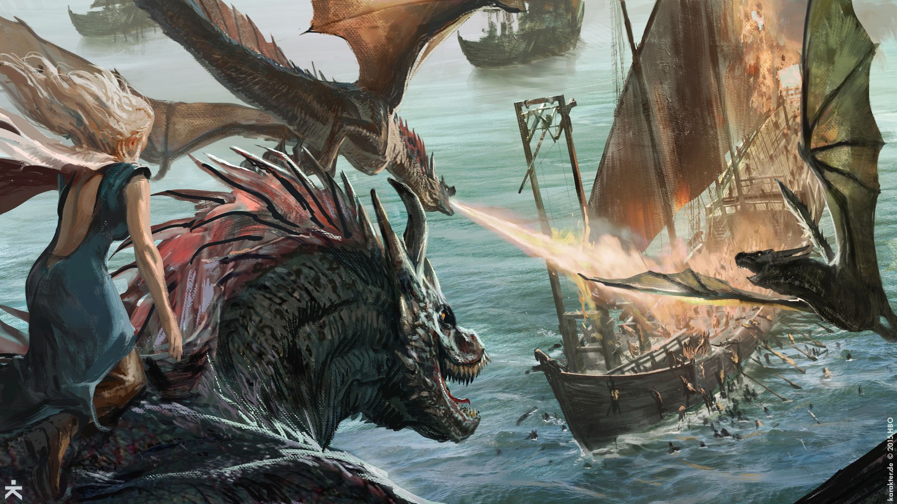 30 imágenes de Concept Art de Juego de Tronos Sorprendentes La Batalla de Meereen Temporada 6 - 30 imágenes de Concept Art de Juego de Tronos Sorprendentes