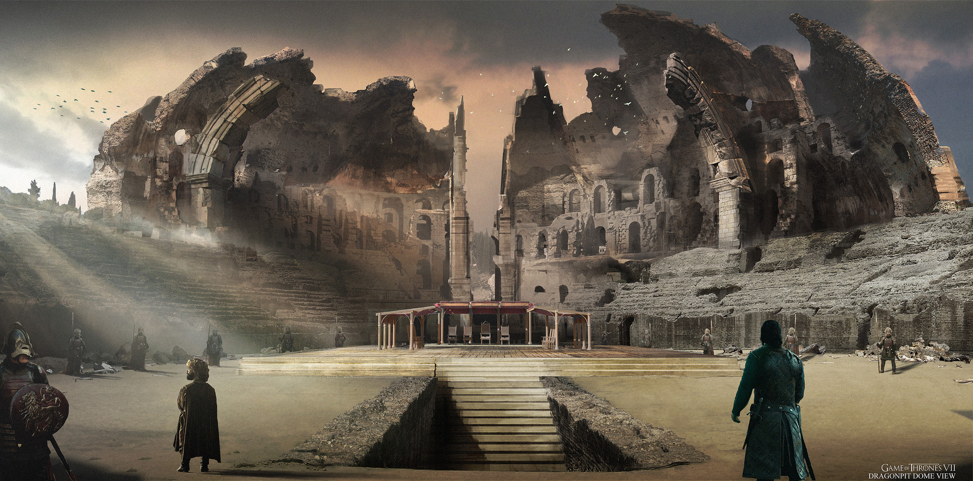 30 imágenes de Concept Art de Juego de Tronos Sorprendentes Pozo Dragón Temporada 7 - 30 imágenes de Concept Art de Juego de Tronos Sorprendentes